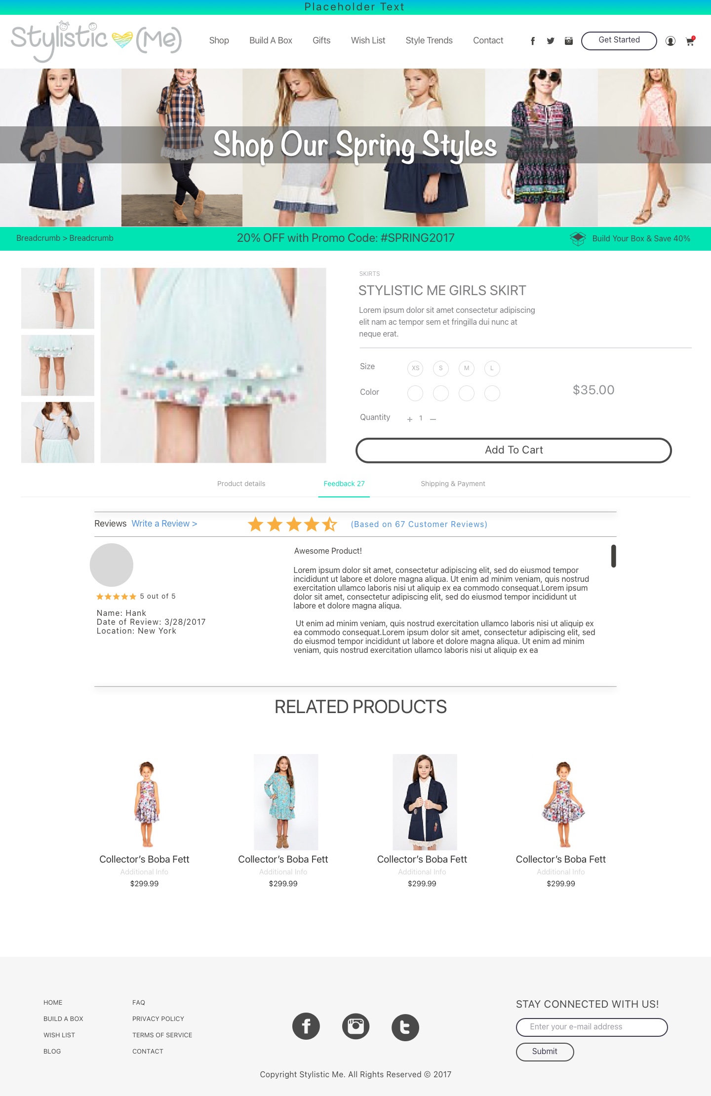 Stylistic Product Details